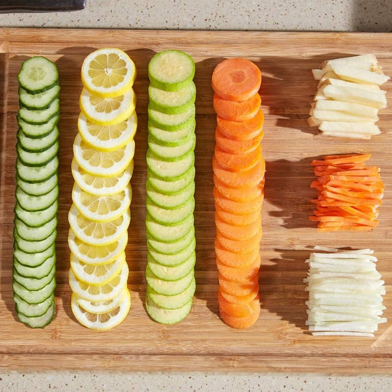 4-in-1 Safe and Steady Mandolin Vegetable Slicer Ingredient Chopper