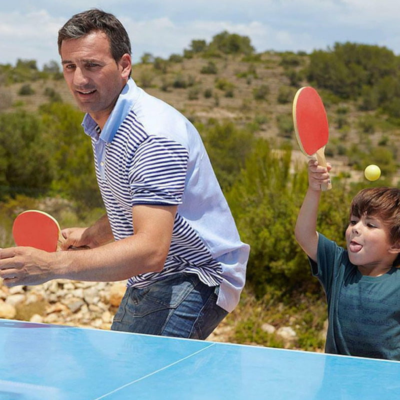 Instant Table Tennis Kit Ping Pong Set Retractable Net Rack + 2 Bats + 3 Balls