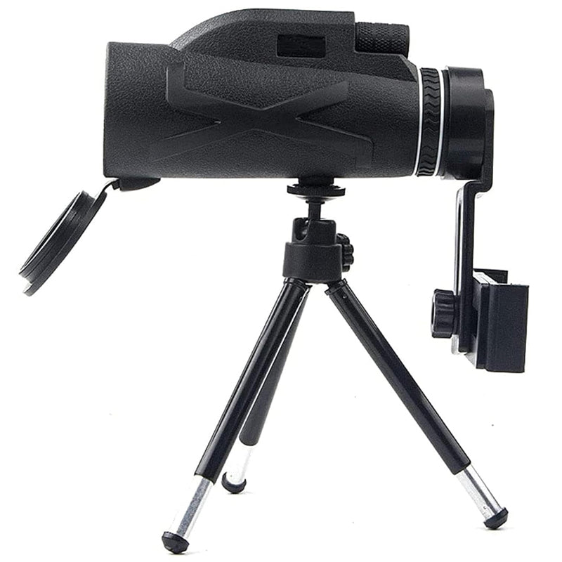 Night Vision 80x100 HD Monocular Telescope with Tripod and Phone Adapter