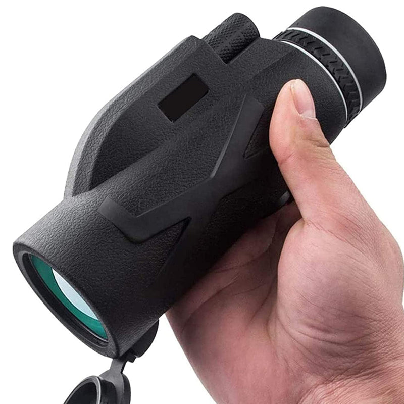 Night Vision 80x100 HD Monocular Telescope with Tripod and Phone Adapter