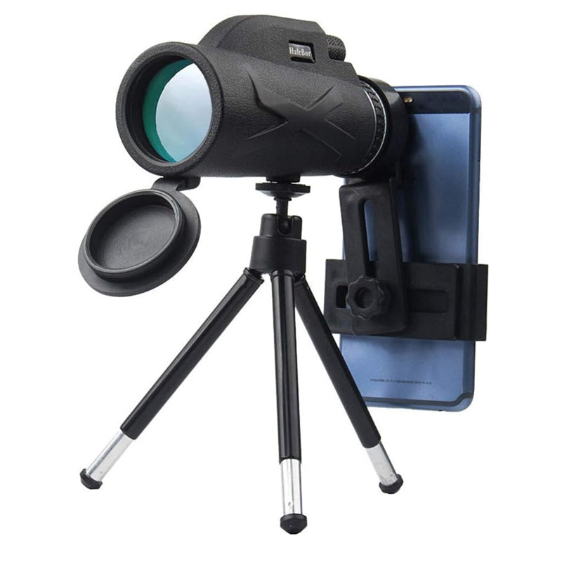 Night Vision 80x100 HD Monocular Telescope with Tripod and Phone Adapter