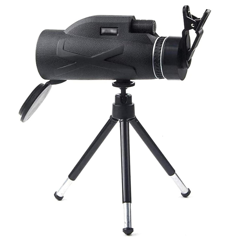 Night Vision 80x100 HD Monocular Telescope with Tripod and Phone Adapter