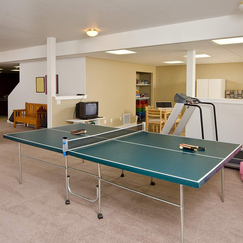 2-Player Table Tennis Play Set with Retractable Net with Balls and Paddles