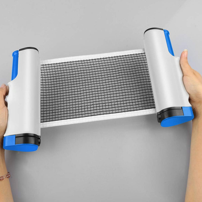 2-Player Table Tennis Play Set with Retractable Net with Balls and Paddles