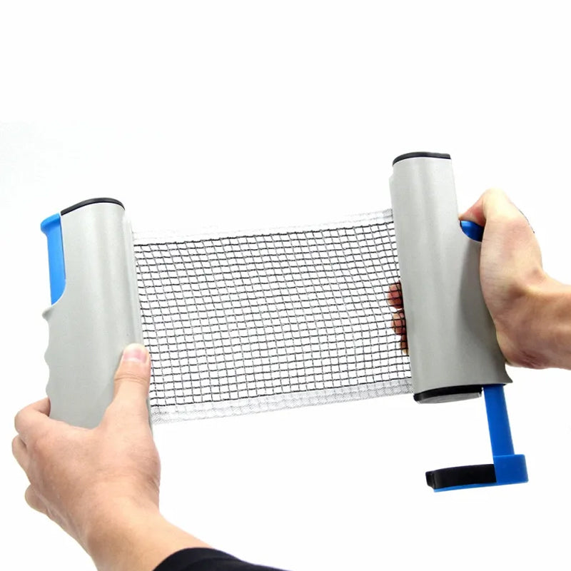 2-Player Table Tennis Play Set with Retractable Net with Balls and Paddles