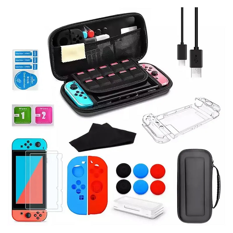 2-in-1 Nintendo Switch Carrying Case Protective Hard Shell Storage Bag