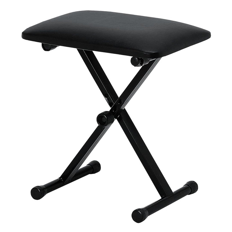 3 Level Adjustment PU Leather and Foam Collapsible Piano Stool Musical Chair