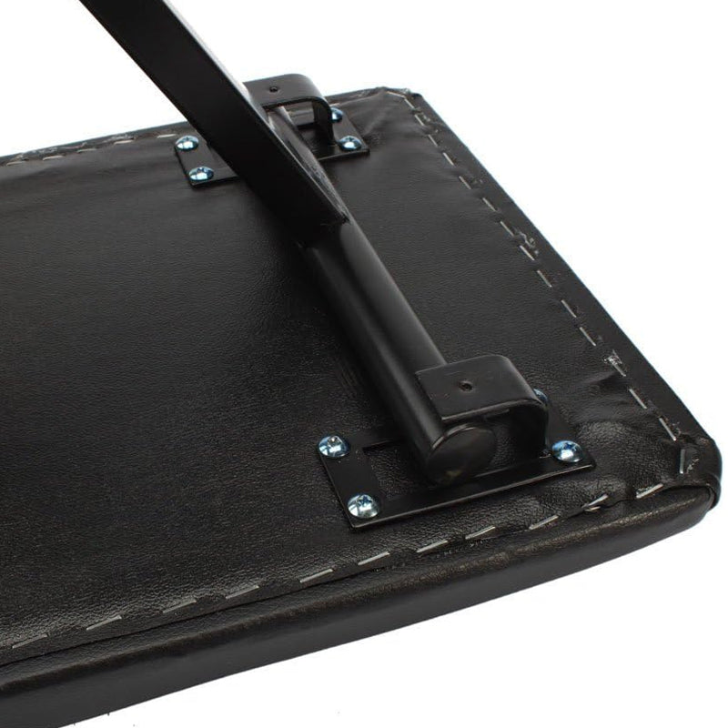 3 Level Adjustment PU Leather and Foam Collapsible Piano Stool Musical Chair