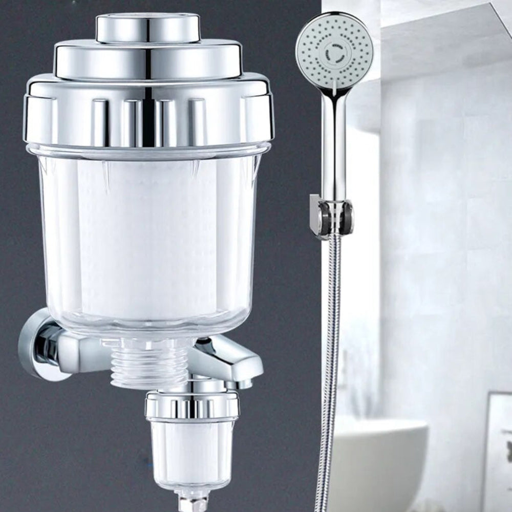 Shower Head Tap Bath Water Filter with 1 Filter and 6 PP Cotton Cartridge