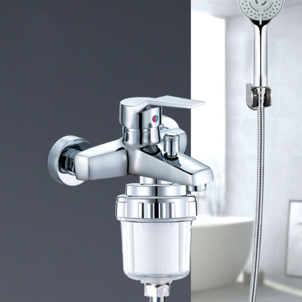 Shower Head Tap Bath Water Filter with 1 Filter and 6 PP Cotton Cartridge