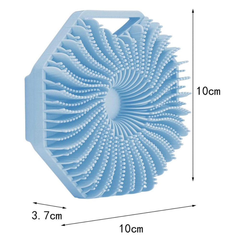Antimicrobial Washer Silicone Exfoliating Body Scrubber for Sensitive Skin