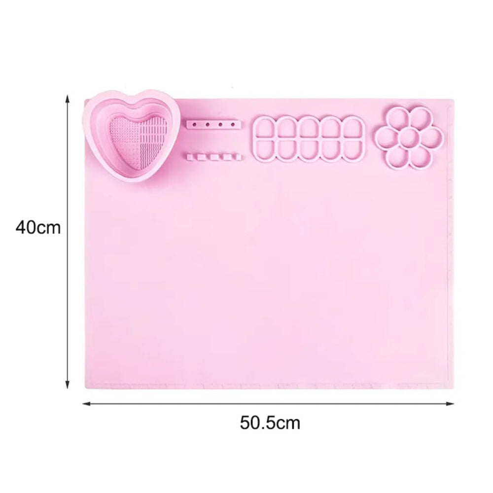 Non-Stick Silicone Washable  Drawing and Painting Art Crafting Mat