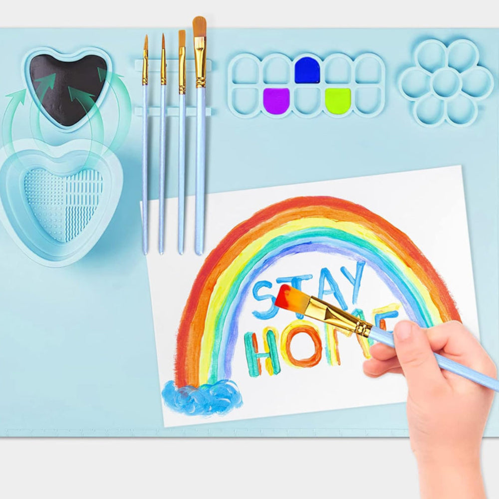 Non-Stick Silicone Washable  Drawing and Painting Art Crafting Mat