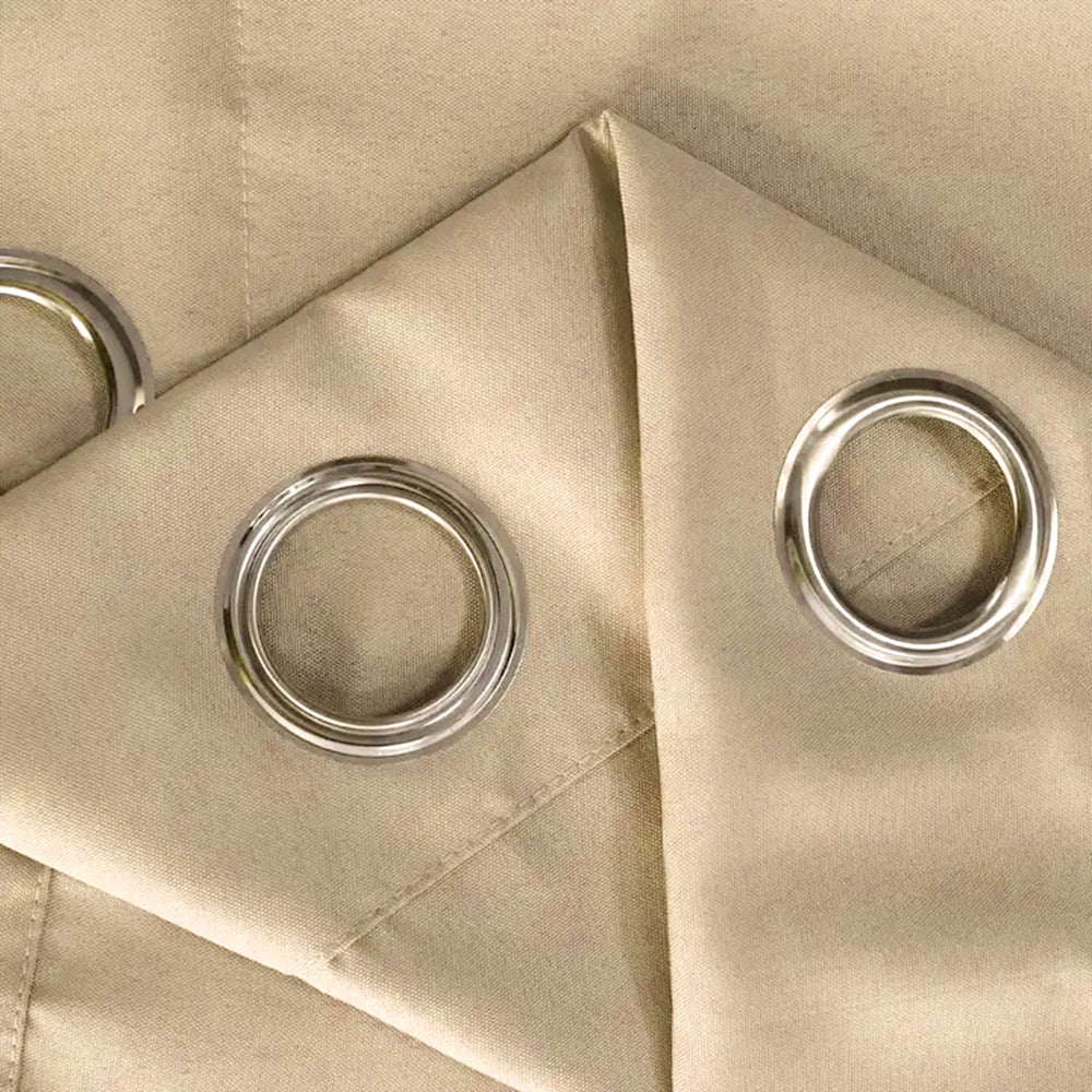 COMFEYA Patio Curtains Outdoor - Waterproof Heat UV Shade Privacy Blackout Curtains