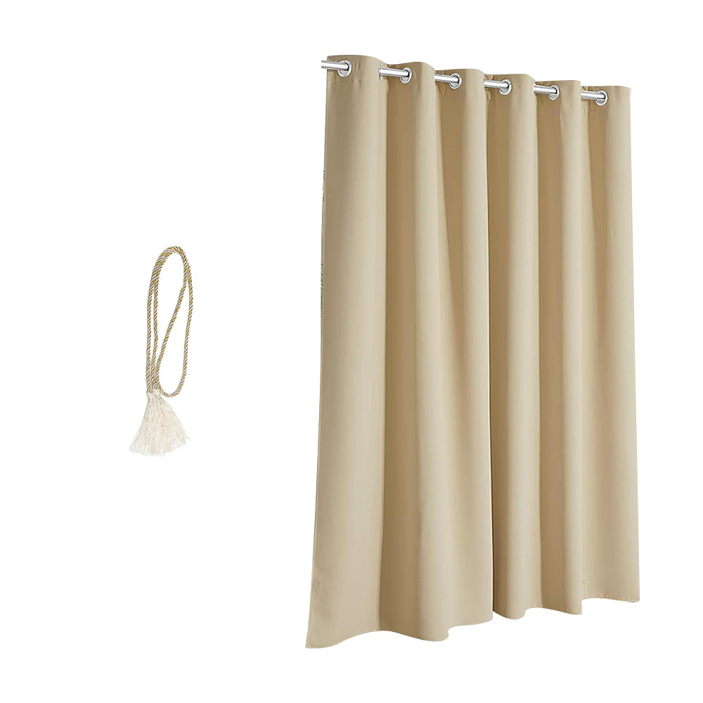 COMFEYA Patio Curtains Outdoor - Waterproof Heat UV Shade Privacy Blackout Curtains
