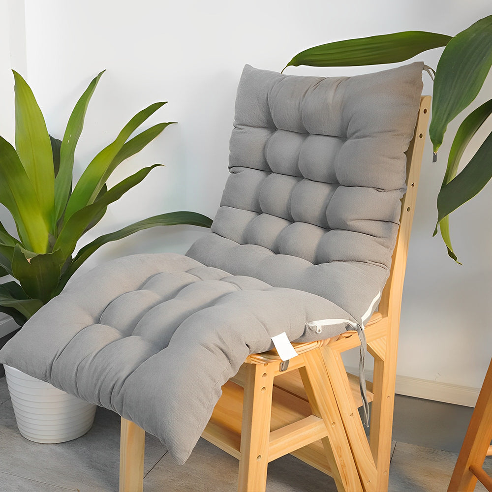 COMFEYA Outdoor Chaise Lounge Cushion - Grey