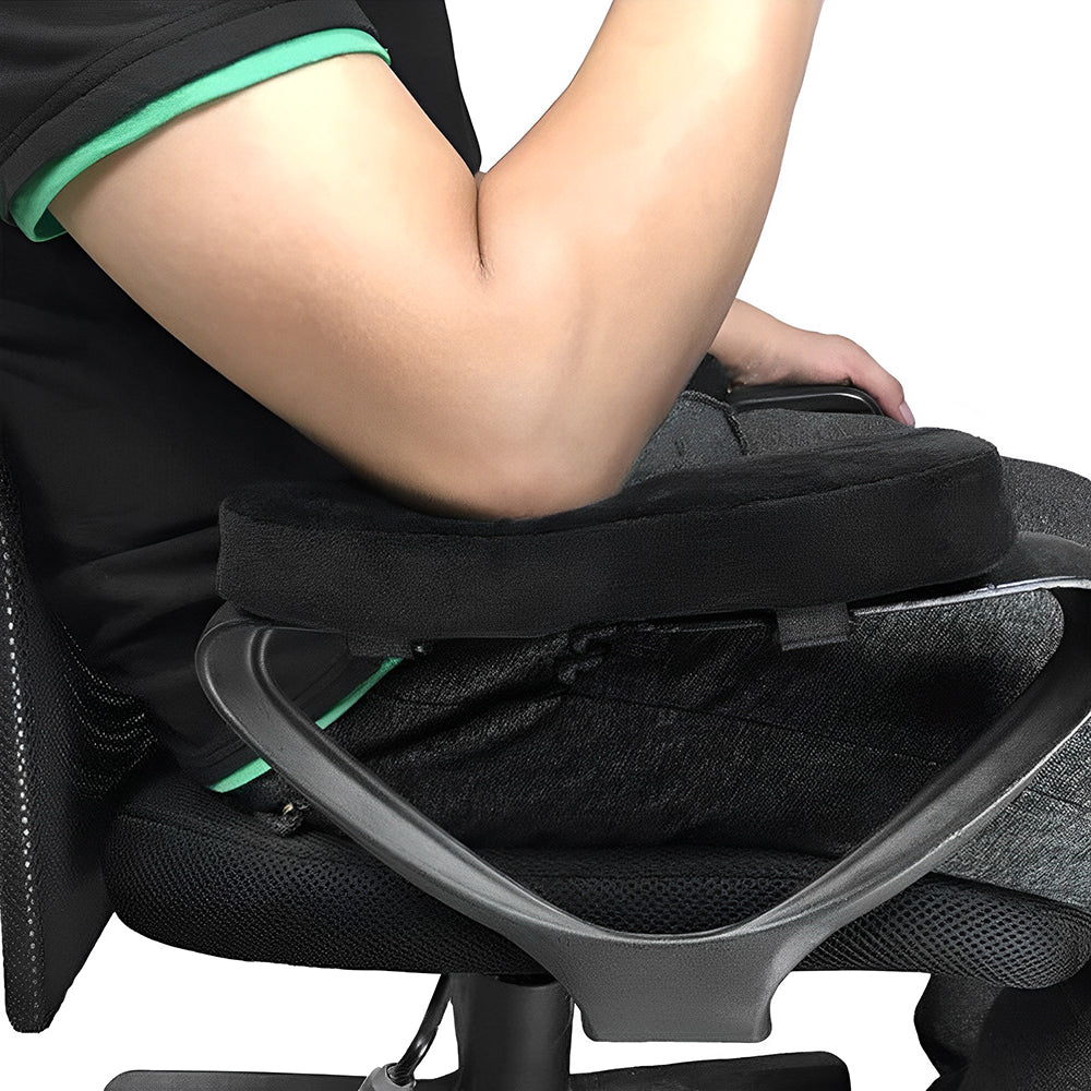 COMFEYA 2 Pack Soft and Comfortable Thick Chair Armrest Pads with Memory Foam