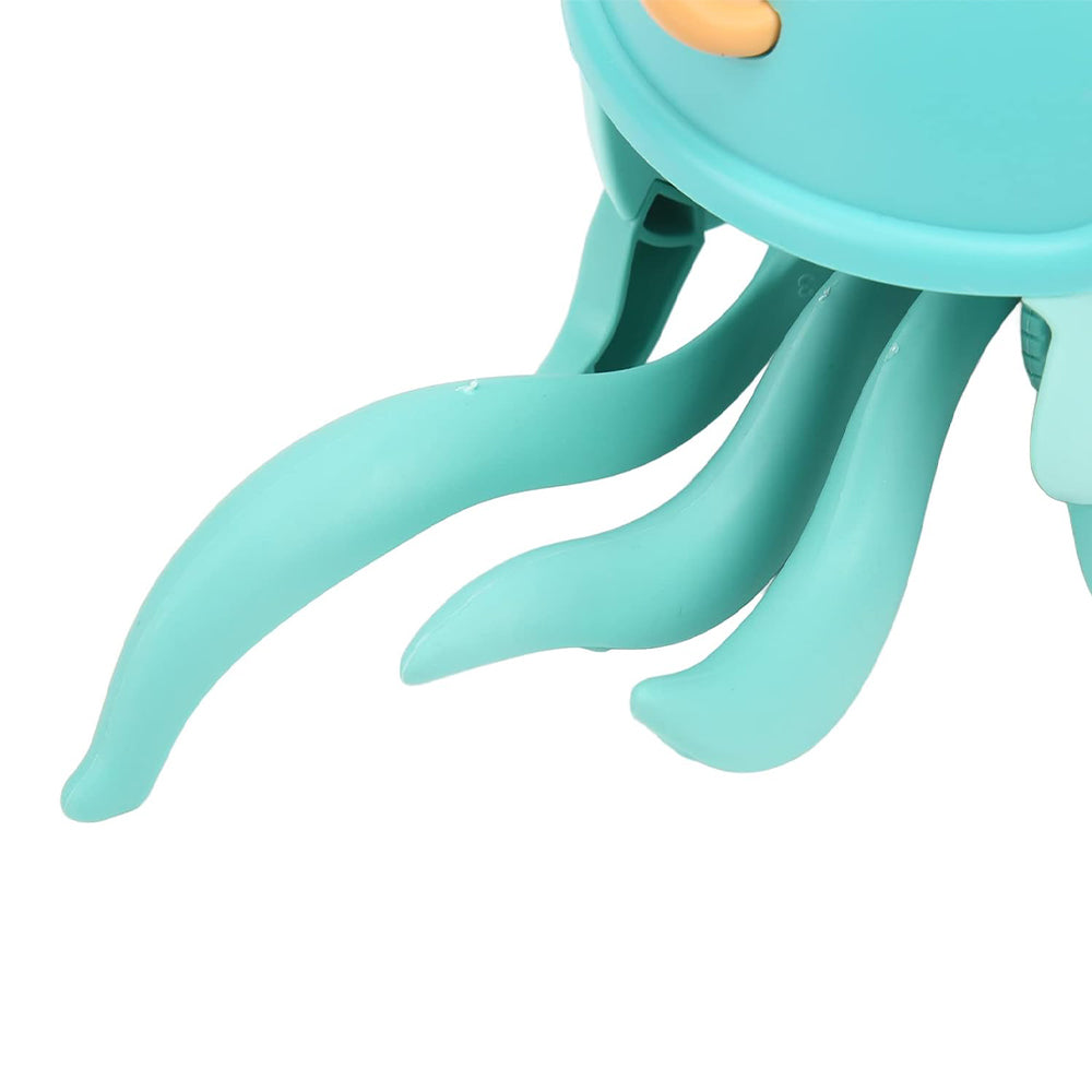 Interactive Crawling Octopus Toy with Obstacle Avoidance LED Lights Music USB -Rechargeable