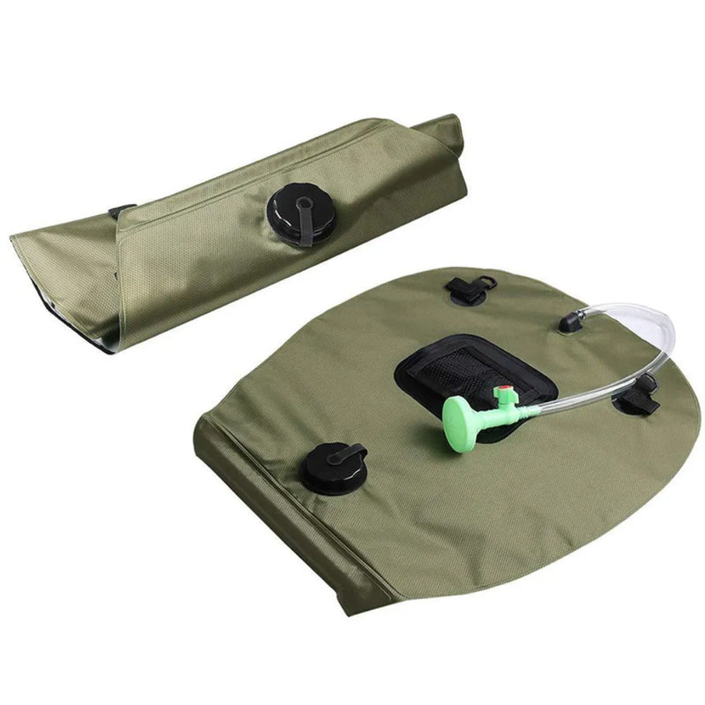 Portable Shower Bag Foldable Outdoor Water Bath Bag- Solar Powered