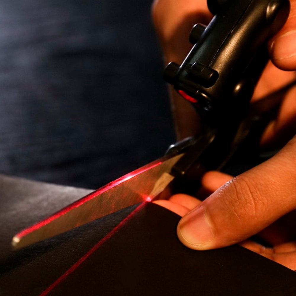 Laser Guided Handcrafting Scissors Straight Cutting Sewing Shears