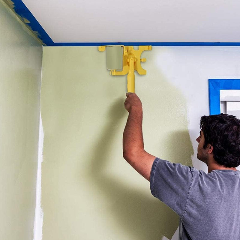 Portable Handheld Clean-Cut Paint Edger Roller Brush for Home Painting