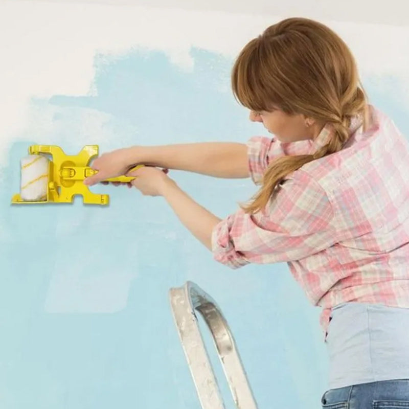 Portable Handheld Clean-Cut Paint Edger Roller Brush for Home Painting