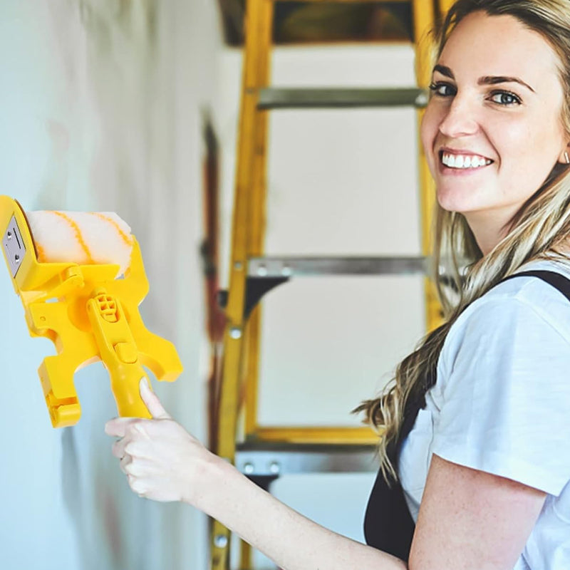 Portable Handheld Clean-Cut Paint Edger Roller Brush for Home Painting