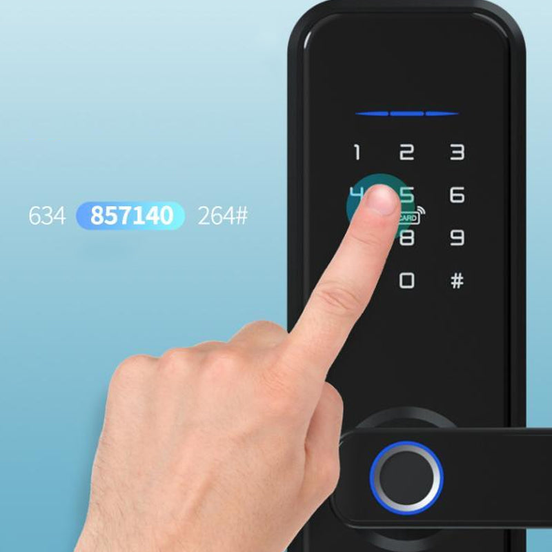 Electronic Wireless Fingerprint Recognition Smart Key Entry Door Lock