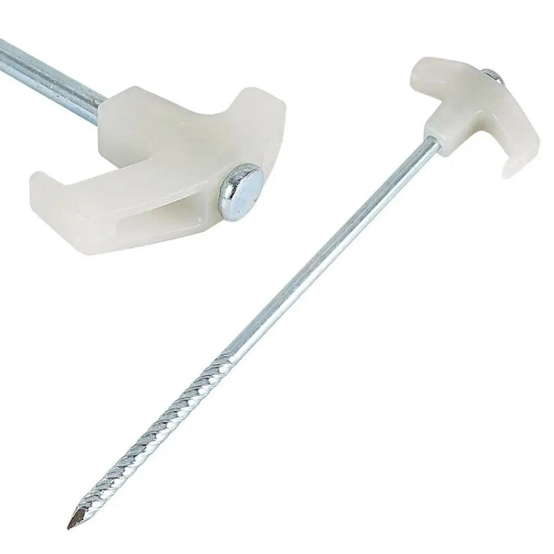 15 Pcs Pegs Screw-in Tent Camping Stakes Outdoor Camping Essentials