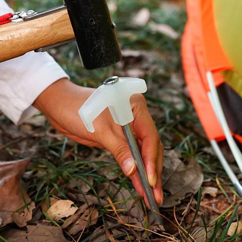 15 Pcs Pegs Screw-in Tent Camping Stakes Outdoor Camping Essentials