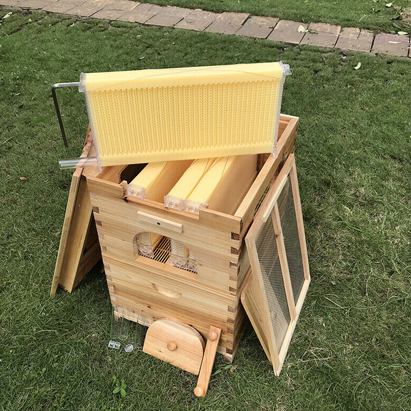 7 Pcs Unassembled Sheets Beehive Wooden Frames Beekeeping Supplies