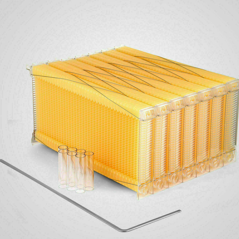 7 Pcs Unassembled Sheets Beehive Wooden Frames Beekeeping Supplies