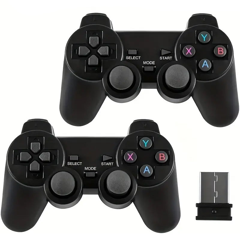 4K HD Plug and Play Retro Gaming Console with Controllers and Built-in Games