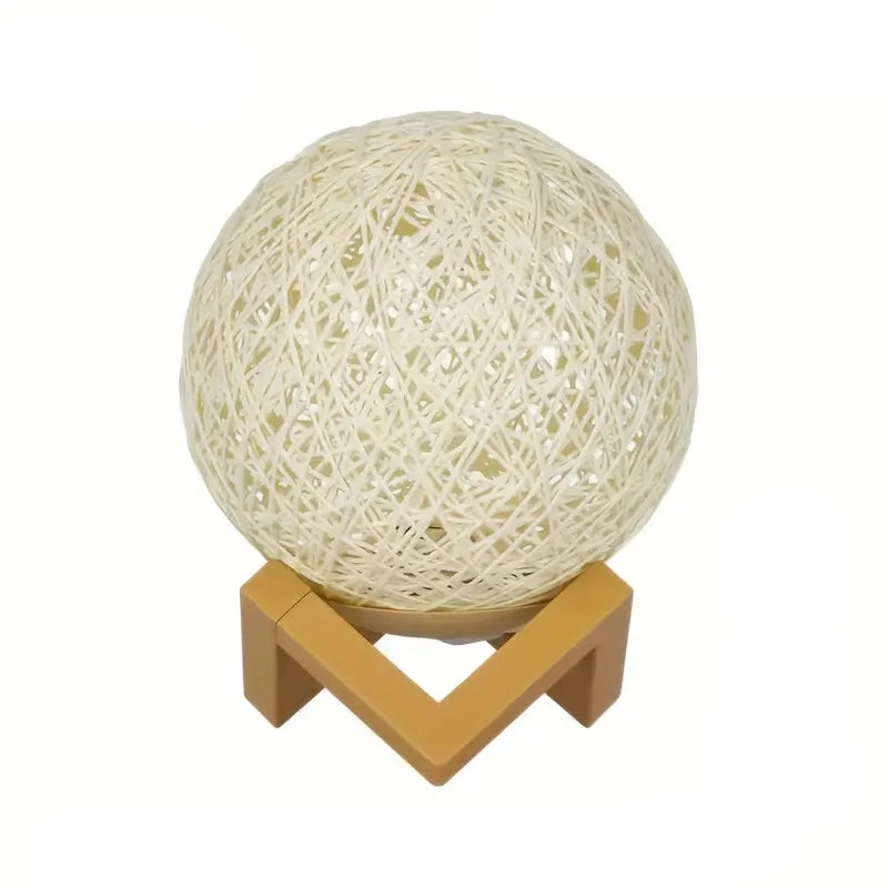 Kids Room Night Light Creative Rattan Ball Night Lamp USB Charging Kids' Gift