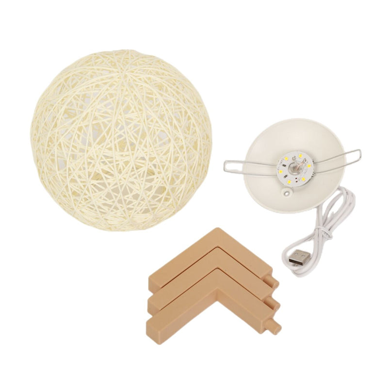 Kids Room Night Light Creative Rattan Ball Night Lamp USB Charging Kids' Gift