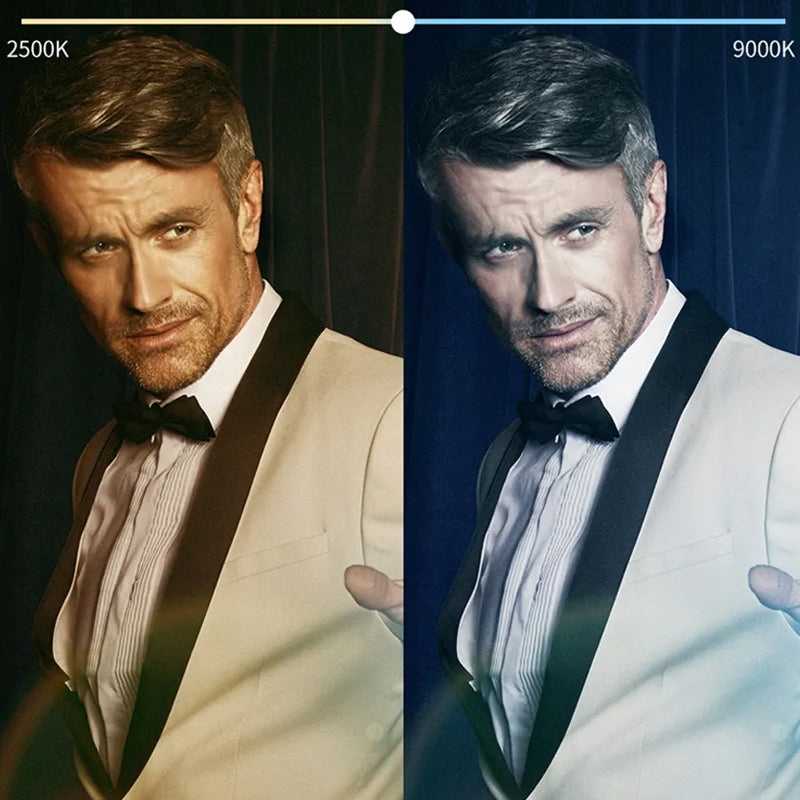 RGB LED Video Light Photography Fill Camera Lighting Panel- USB Rechargeable