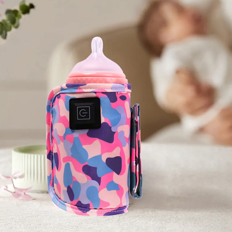 3 Temperature Insulated Milk Baby Bottle Warmer- USB Plugged-in