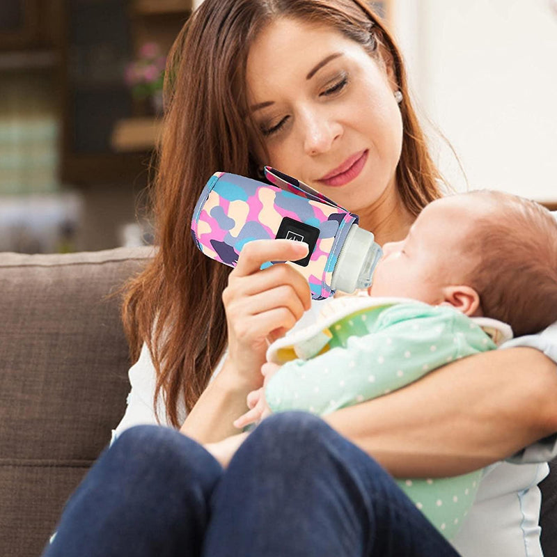 3 Temperature Insulated Milk Baby Bottle Warmer- USB Plugged-in