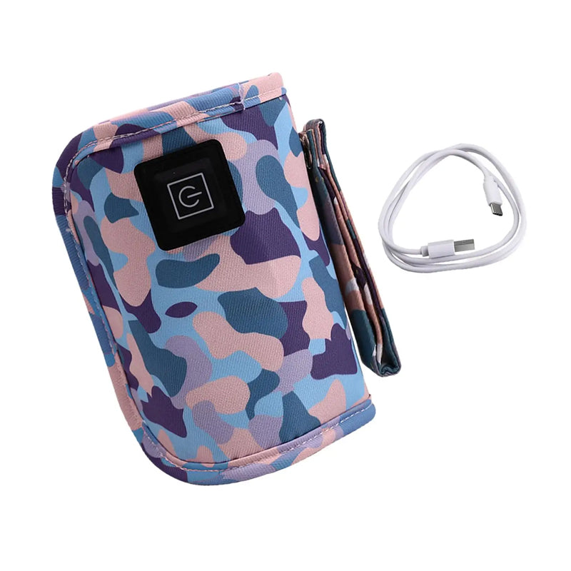 3 Temperature Insulated Milk Baby Bottle Warmer- USB Plugged-in