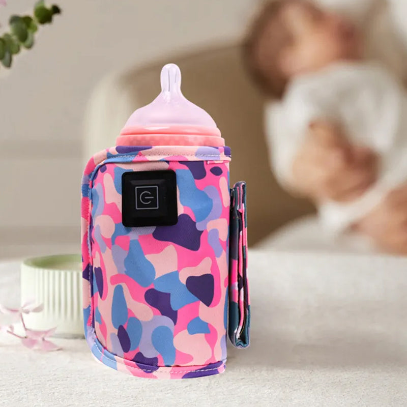 3 Temperature Insulated Milk Baby Bottle Warmer- USB Plugged-in