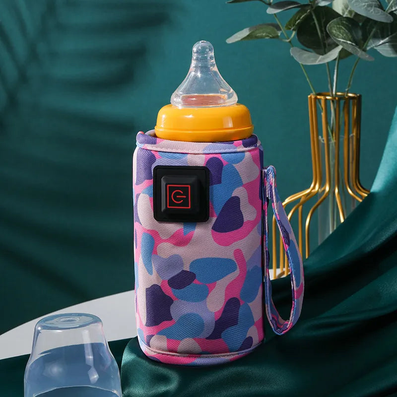 3 Temperature Insulated Milk Baby Bottle Warmer- USB Plugged-in