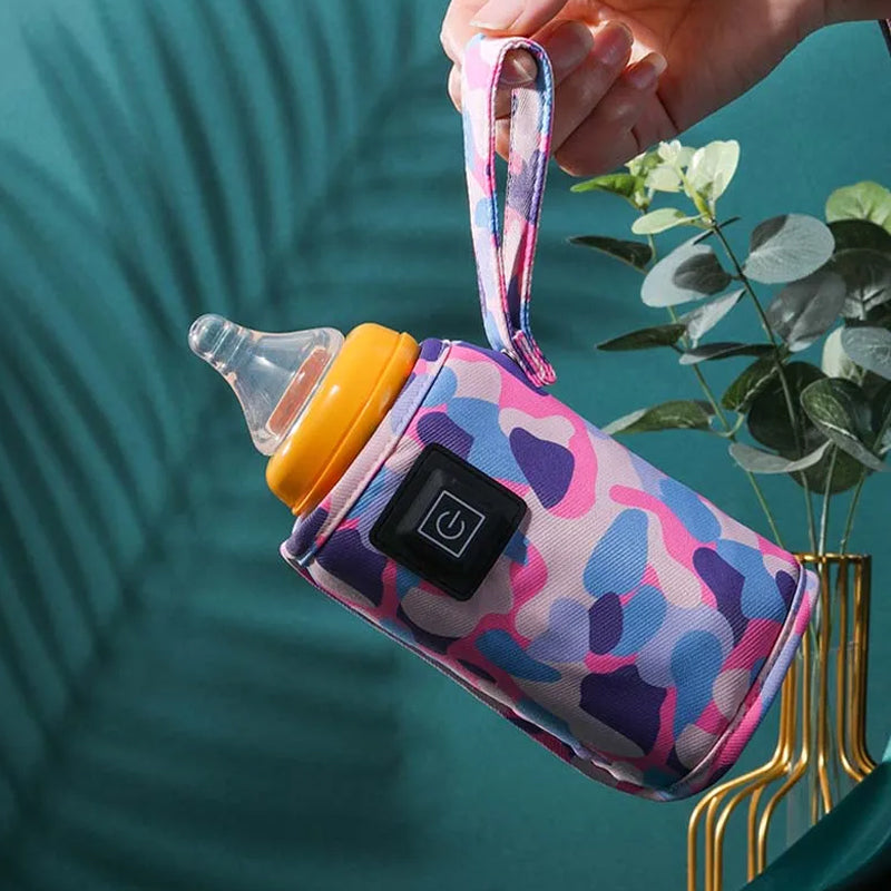 3 Temperature Insulated Milk Baby Bottle Warmer- USB Plugged-in