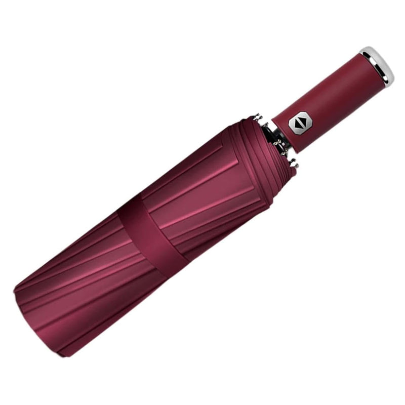 10 Ribs Fully Automatic Reverse Closing Umbrella with LED Flashlight