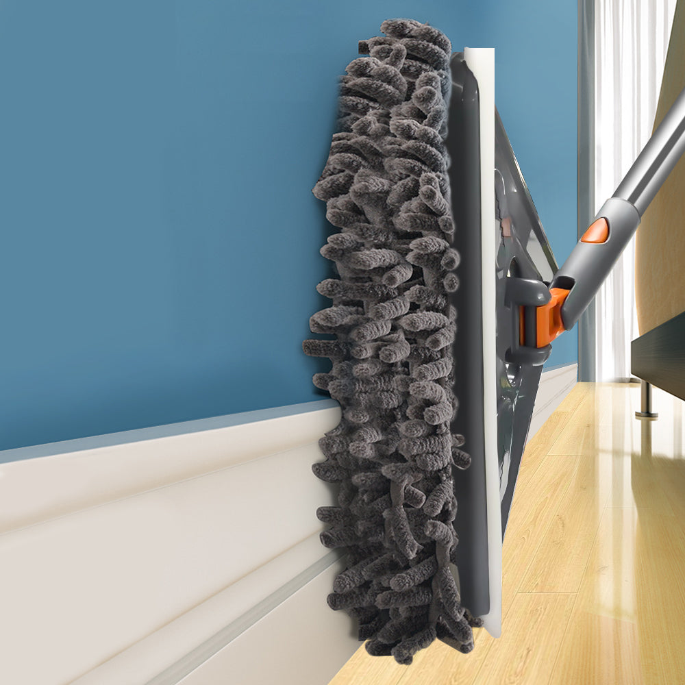 CLEANFOK Triangular Window Wall Cleaner Mop - High Reach Cleaning Made Easy