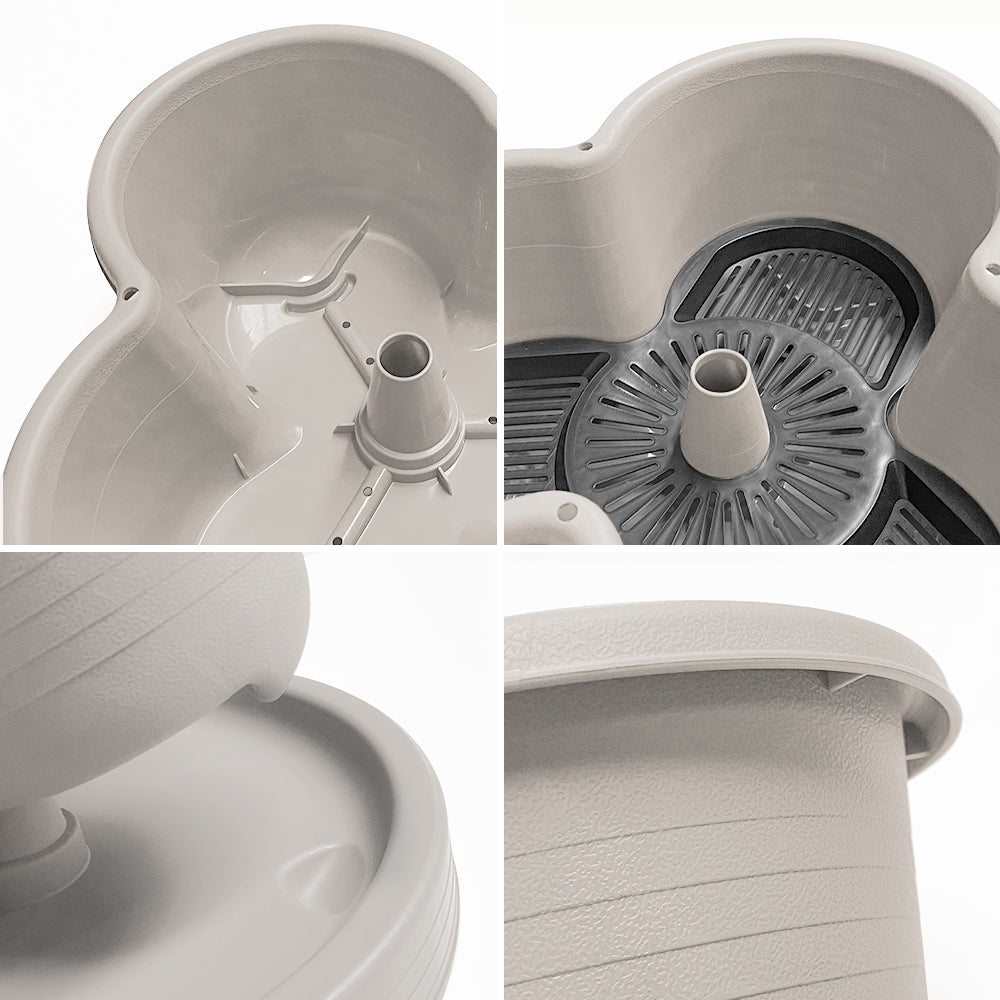 GREENHAVEN 5-Tier Stackable Vertical Garden Planter Pots - Space-Saving Planting Solution