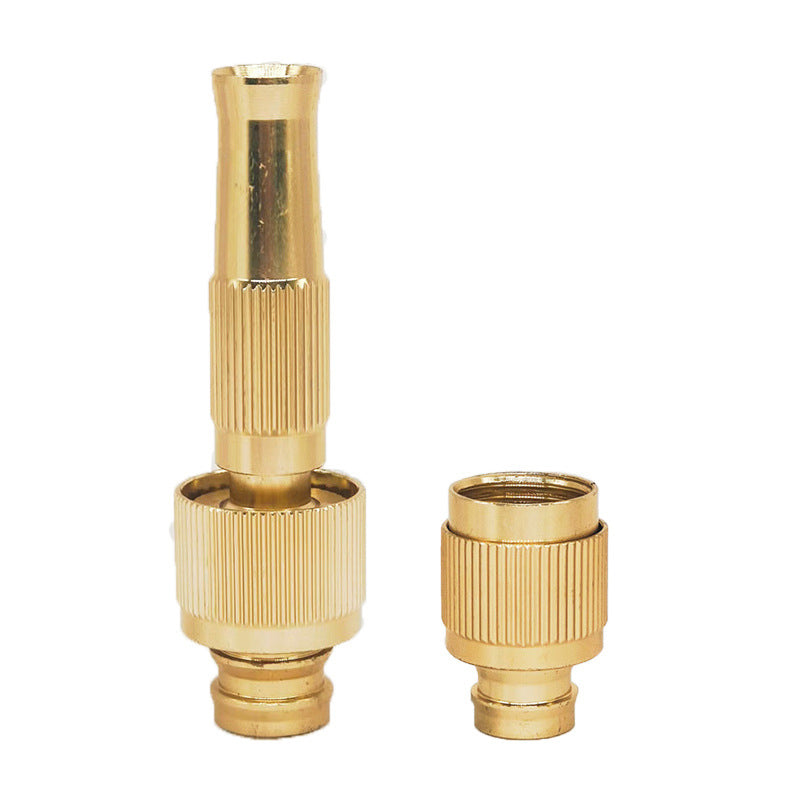 High-Pressure Jet Spray Brass Booster Water Spray Nozzle and Connector