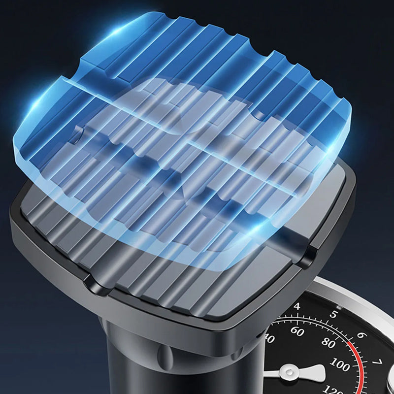 Bike Floor Pump Portable Anti-Slip Tyre Inflator with Pressure Gauge