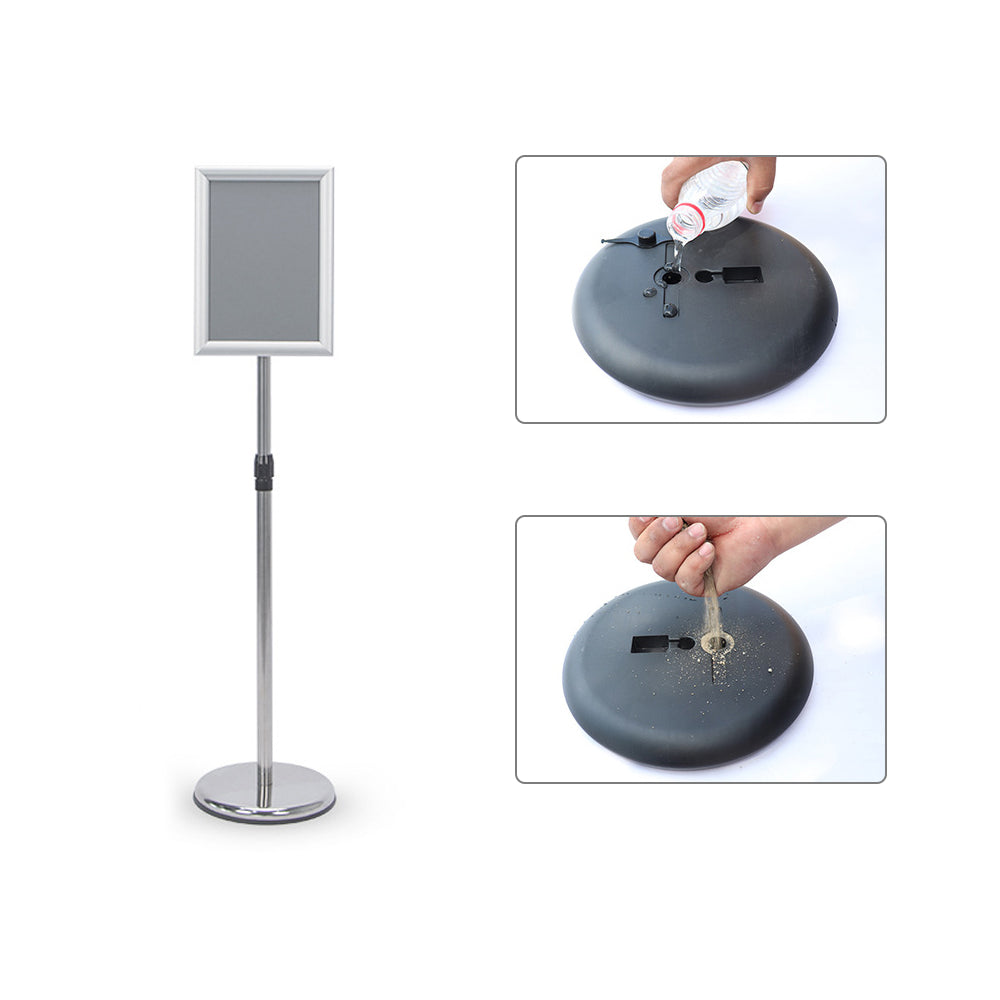 A4 Floor Poster Stand Sign Holder Business Menu Display