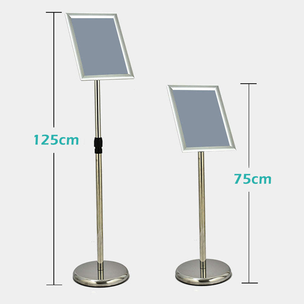 A4 Floor Poster Stand Sign Holder Business Menu Display