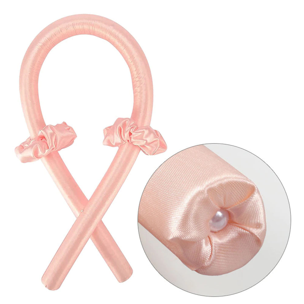 Heatless Lazy Curling Rod Silk Headband Manual Hair Rollers